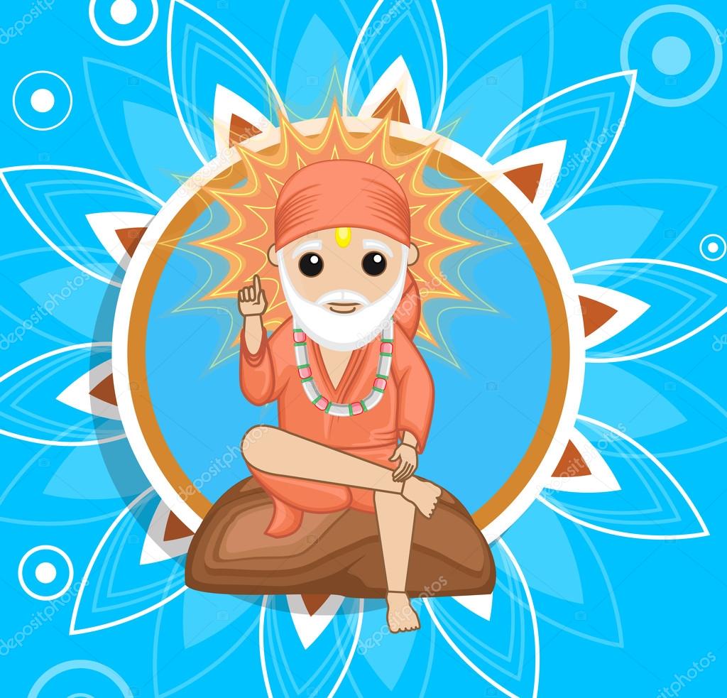 Jai Sai Baba - Indian Goddess Stock Vector Image by ©baavli #76689231 Jai Sai Baba - Indian Goddess Stock Vector Image by ©baavli #76689231