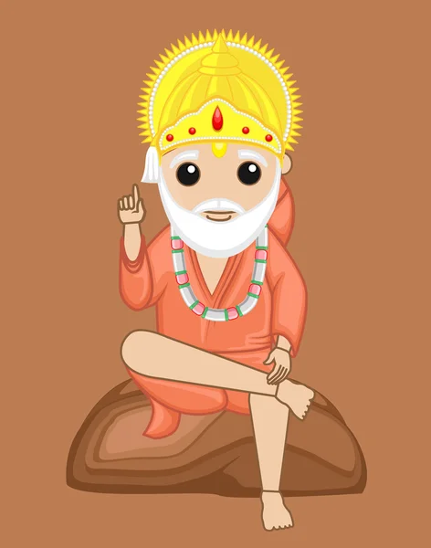 Om Sai Ram - Indian Mythology God — ストックベクタ