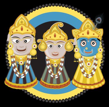 Orissa Famous God - Jagannath clipart