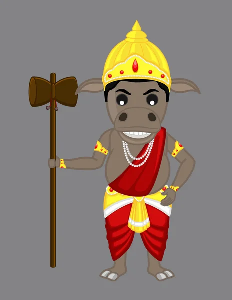 Mythological Hindu Animal God — Stock vektor