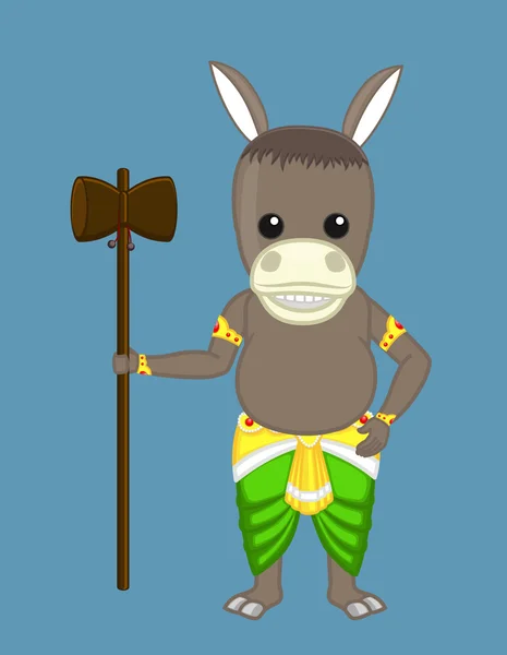 Hindu Mythological God Character — Stock vektor