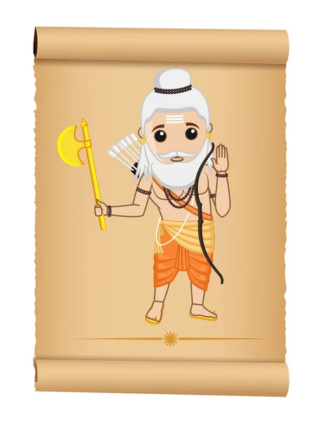 Saint Parshuram — Stock Vector