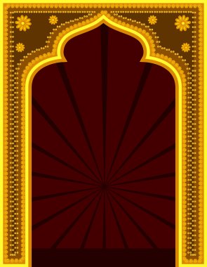 Golden Mythological Retro Frame