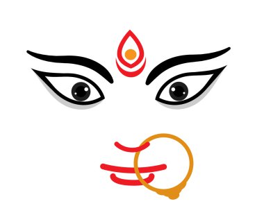 Maa Durga Face Expression - Mythological Hindu Goddess