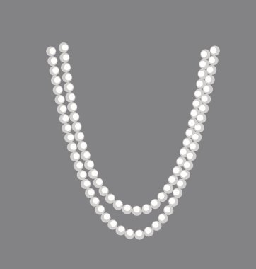 Pearls Necklace Clipart clipart