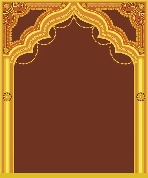 Golden Royal Frame Design — Stock Vector