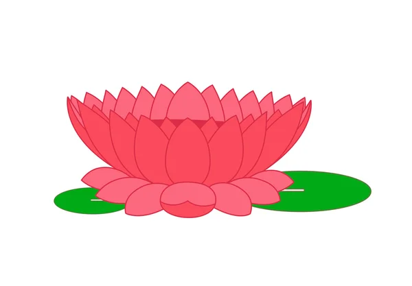 Vecteur de fleur de lotus — Image vectorielle