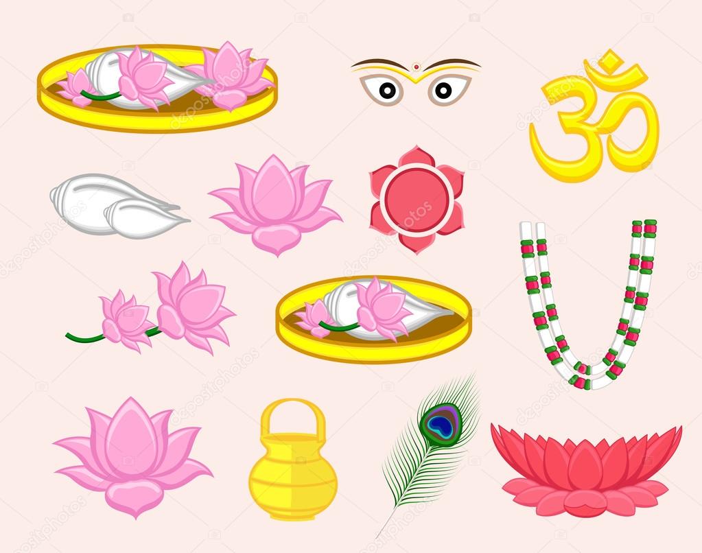 Hindu Mythological Worship Materials