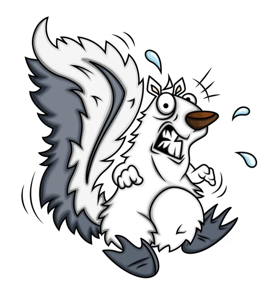 Shocked Squirrel Character — Stock vektor