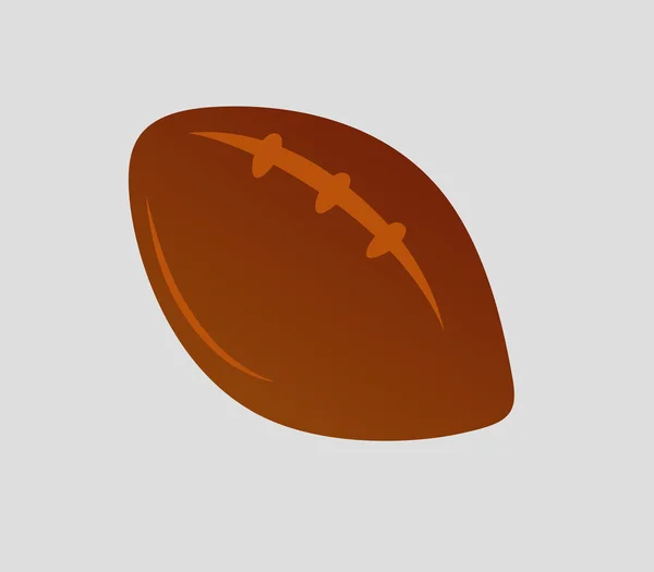 Rugby míč vektor — Stockový vektor