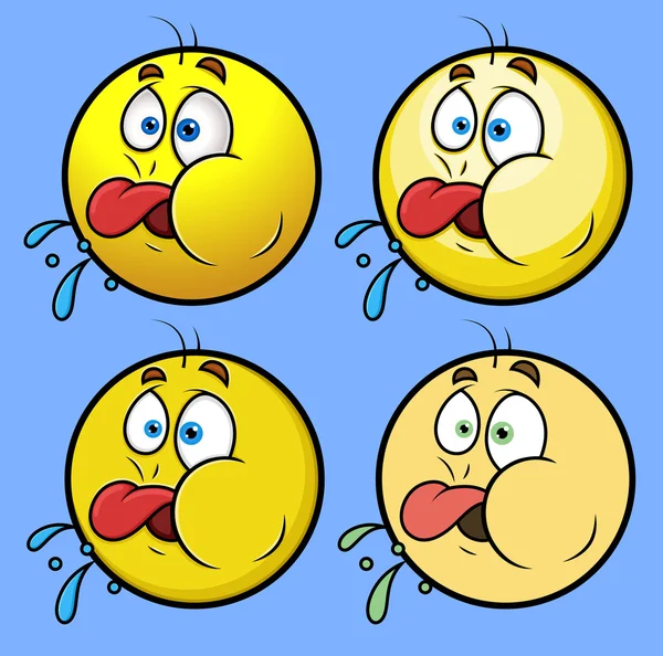 Burlas Smiley Set — Vector de stock