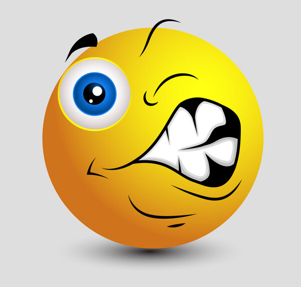 Getting Irritated Emoticon