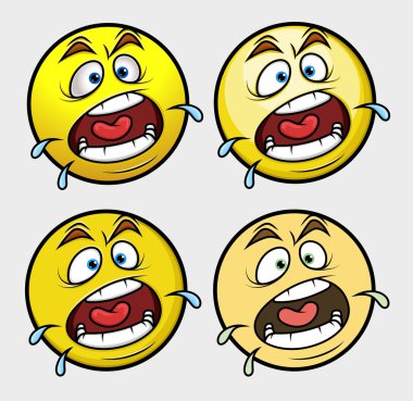 Shouting Emoji Smiley Emoticon clipart