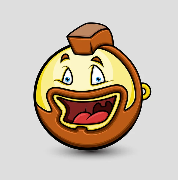 Rowerzysta Emoji emotikon — Wektor stockowy