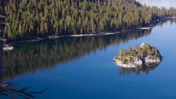 Baai van de Lake Tahoe — Stockvideo