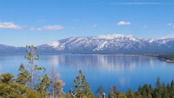 Lago Tahoe, paisaje — Vídeos de Stock