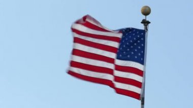 gökyüzü Amerikan bayrağı