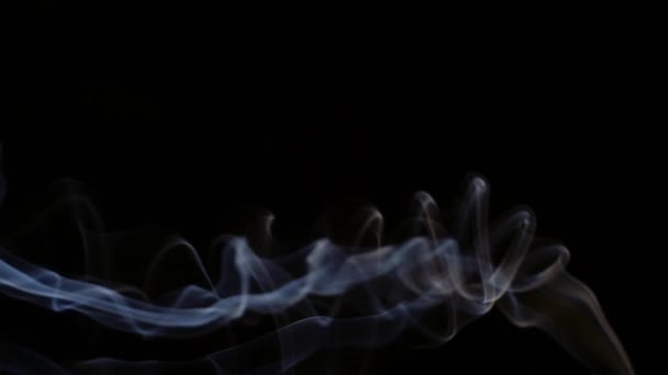 Шлейф дыма в медленном движении — стоковое видео