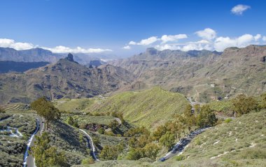 Gran Canaria, Caldera De Tejeda Şubat ayında