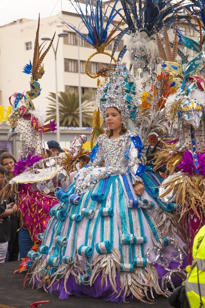 Las Palmas карнавал 2016 — стокове фото