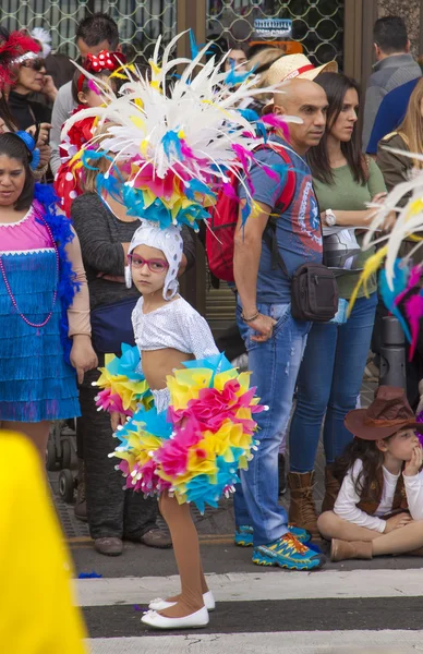 Las Palmas карнавал 2016 — стокове фото
