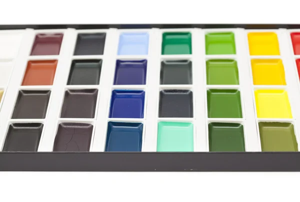 Watercolor paints set — Stock Photo, Image