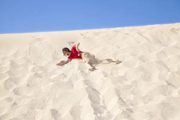 Fuerteventura písečné duny — Stock fotografie