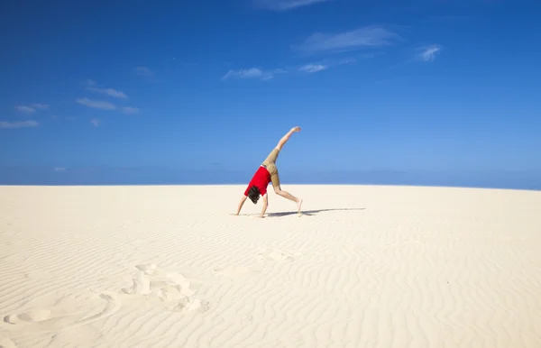 Fuerteventura dunas de areia — Fotografia de Stock