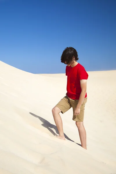 Fuerteventura zandduinen — Stockfoto