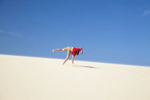 Fuerteventura zandduinen — Stockfoto