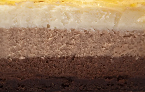 Drei Schokoladenkuchen — Stockfoto