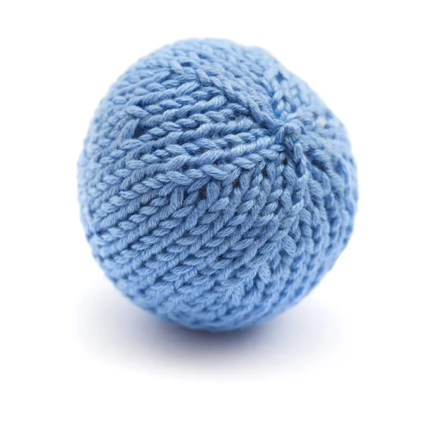 Knitted round ball — Stock Photo, Image