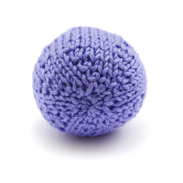 Knitted round ball — Stock Photo, Image