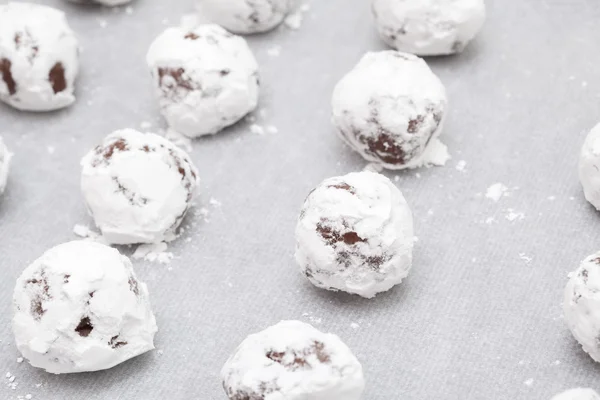 Making chocolate cookies — Stock Photo, Image