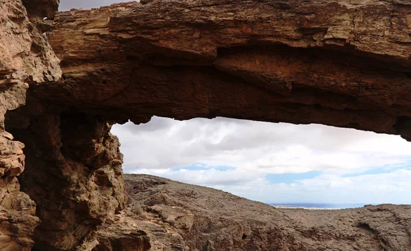 Gran Canaria Paisajes Largo Ruta Senderismo Alrededor Del Ravive Barranco — Foto de Stock