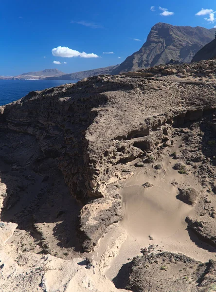 Gran Canaria Paysages Long Chemin Punta Las Arenas Cap Sur — Photo