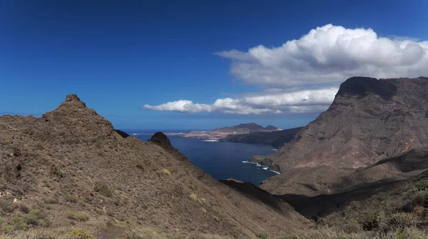 Gran Canaria Paisagens Longo Caminho Para Punta Las Arenas Capa — Fotografia de Stock