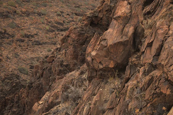 Gran Canaria Paisajes Largo Ruta Senderismo Alrededor Del Ravive Barranco — Foto de Stock