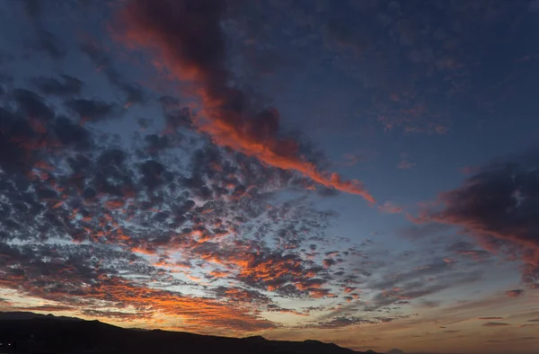 Beautiful Sunset Las Canteras Beach Las Palmas Gran Canaria — Stock Photo, Image