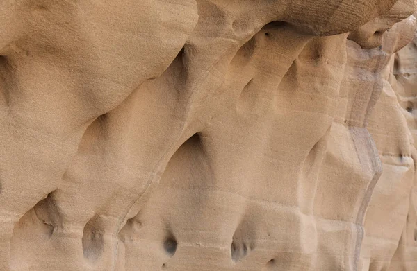 Gran Canaria Amazing Sand Stone Erosion Figures Ravines Punta Las — Stock Photo, Image