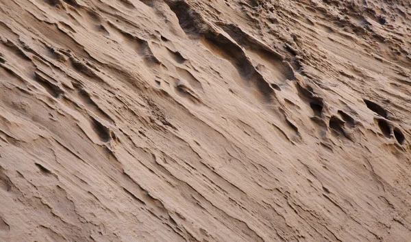 Гранд Канария Удивительные Фигуры Эрозии Песчаного Камня Равинах Мысе Пунта — стоковое фото