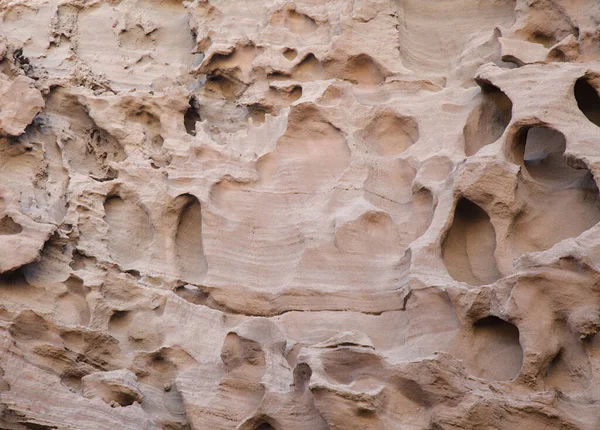 Gran Canaria Incredibili Figure Erosione Pietra Sabbia Burroni Sul Promontorio — Foto Stock