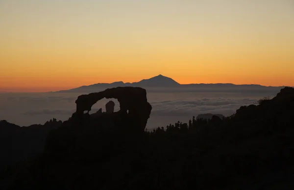 Gran Canaria Landskap Den Centrala Delen Las Cumbres Dvs Toppar — Stockfoto