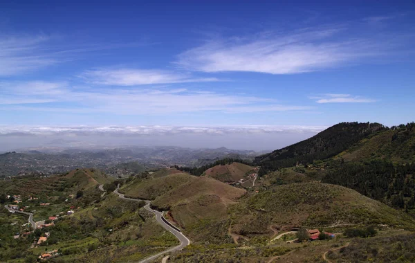 Gran Canaria Landscape Central Part Island Las Cumbres Summits Spring — Stock Photo, Image