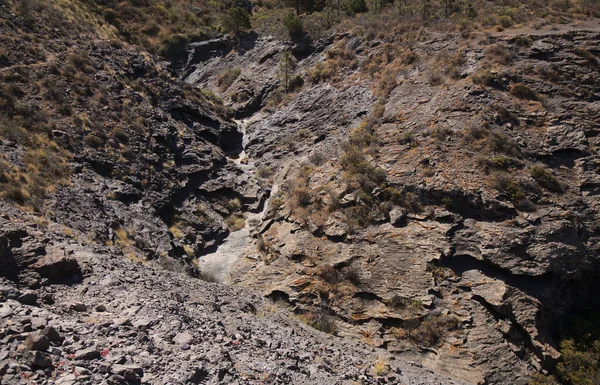 Gran Canaria Adanın Batı Kısmının Manzarası Postacı Yolu Camino Del — Stok fotoğraf