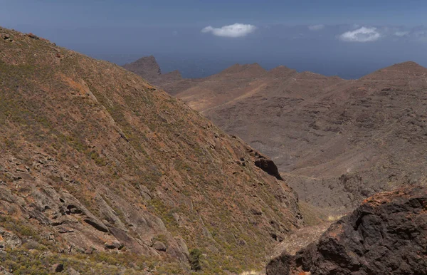 Gran Canaria Τοπίο Του Δυτικού Τμήματος Του Νησιού Κατά Μήκος — Φωτογραφία Αρχείου