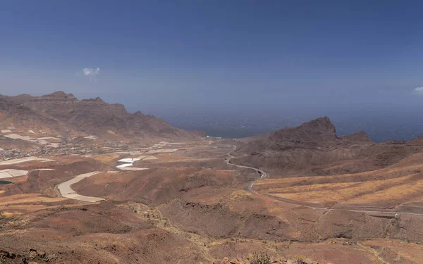 Gran Canaria Paysage Partie Ouest Île Long Itinéraire Randonnée Appelé — Photo