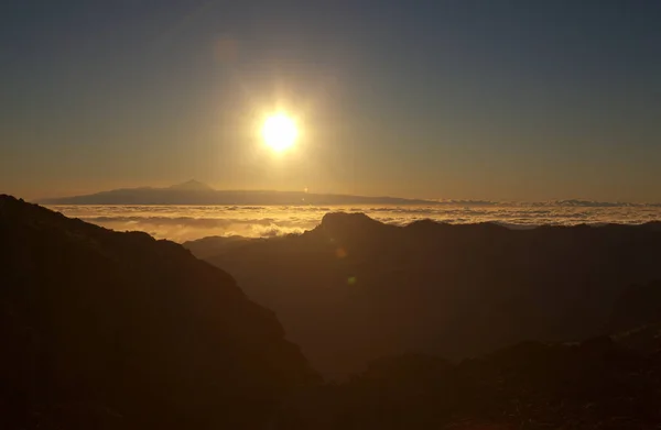 Gran Canaria Τοπίο Του Κεντρικού Τμήματος Του Νησιού Las Cumbres — Φωτογραφία Αρχείου