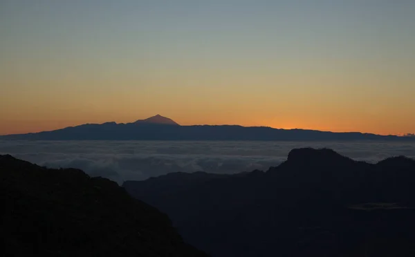 Gran Canaria Landscape Central Part Island Las Cumbres Summits Short — Stock Photo, Image