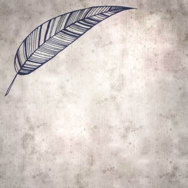 Çiçek motifinin çizgi çizimleriyle kare biçiminde eski desenli kağıt arka plan